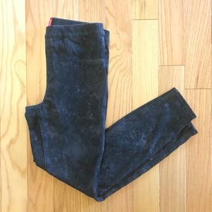 SPANX grey acid washed jeggings